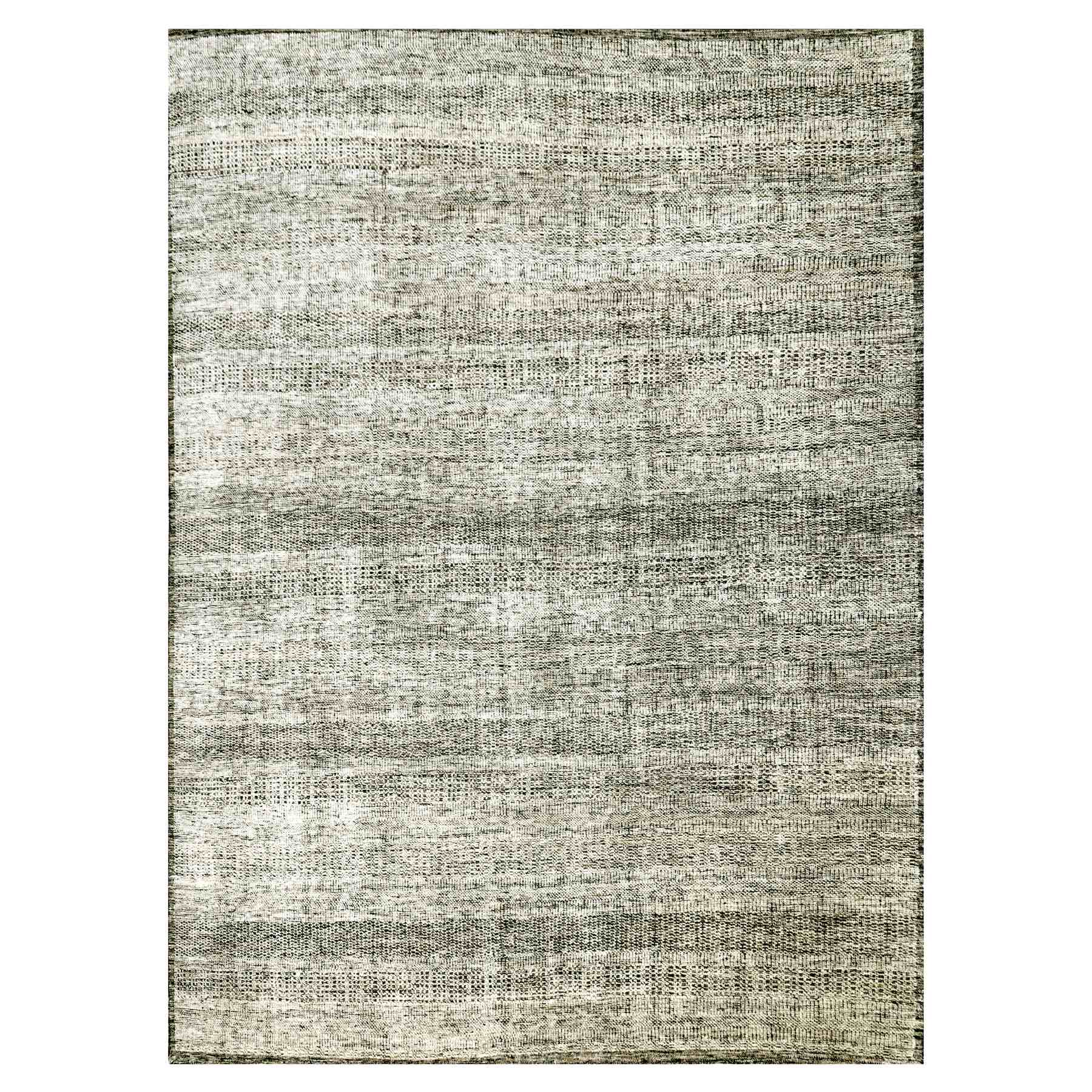Modern & Contemporary Wool Hand-Knotted Area Rug 10'4